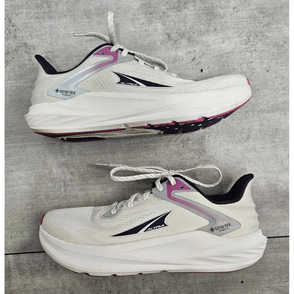 Altra Torin 8 Gore-Tex White Purple Running Shoes AL0A85QH261 US Women 8.5